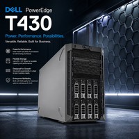 Untuk Server Tower PowerEdge T430 Prosesor Intel Xeon E Chassis Hot Plug 3.5 Inch Pengontrol PERC H330/H730 Stok Enterprise