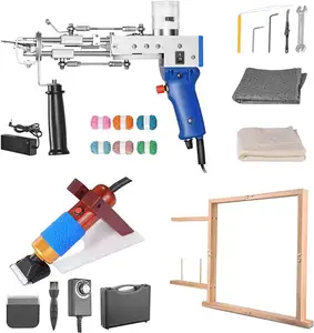 Precio bajo Listo Stock Dos en uno TD Tufting Gun Kit para principiantes Fabricación de alfombras Tufting Weaving Máquina de bordado