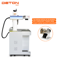 Machine de marquage laser à fibre de bureau 20W 30W 50W 100W pour métal, acier, aluminium, or, argent, PC