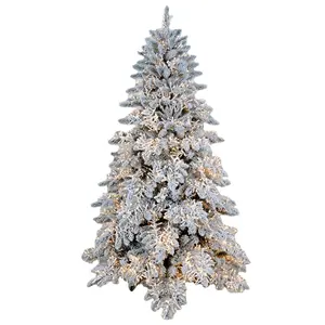 Prelit Christmas Tree Traditional Metal Stand Xmas Tree For Decoration