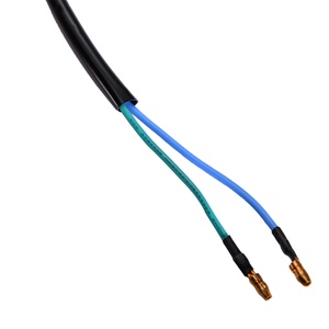 GOOFIT Moto <span class=keywords><strong>Noir</strong></span> 12V 10W Lampe de phare clignotante Vintage Refit Chrome/Amber <span class=keywords><strong>Bullet</strong></span> Mini Clignotants Indicateur - Product Image 6