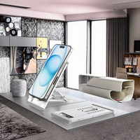 Support de téléphone de bureau pliable et réglable en alliage d'aluminium magnétique 2025 pour smartphones Google 16 15 14 13