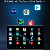 Système Android 11 Amplificateur à 8 canaux 4-64G Lecteur de musique à écran tactile de 8 pouces Tuya APP Panneau de commande Amplificateurs récepteurs intégrés