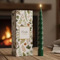 Customized Textured Art Paper Foldable Candle Gift Box with Inserts Candle Packaging Boxes for Candle Jar