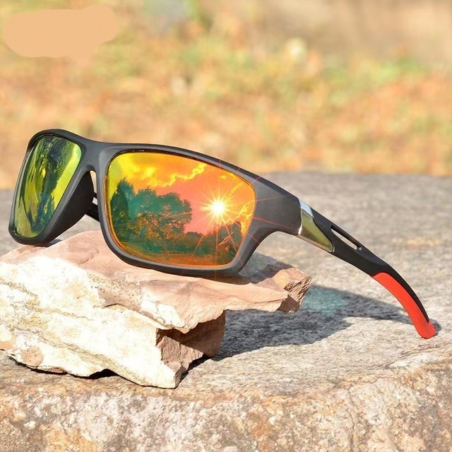 Designer Fashionable Hexagon Sunglasses for Men Custom Logo Wholesale Polarized Branded PC Frame UV400 Protection Cycling Full