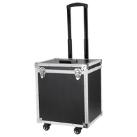 Mallette d'embarquement en aluminium pour vol mallette de rangement en aluminium robuste avec levier Taille personnalisée pour l'équipement