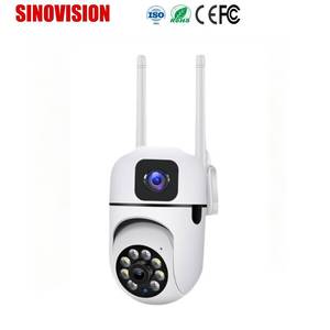 Caméra WiFi PTZ à double objectif 3MP à bas prix, audio bidirectionnel, détection de mouvement, <span class=keywords><strong>carte</strong></span> SD 128 Go, application ICSEE pour la vente en gros - Product Image 1