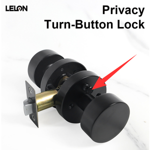 New Arrival Ball Type <strong>Knob</strong> Bathroom Privacy Lock Privacy Pin/Passage Function Keyless Entry Interior Lever Lock - Product Image 4