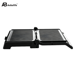 Anbolife - Parrilla Eléctrica Automática para Hamburguesas de 4 Rebanadas, al <span class=keywords><strong>Mejor</strong></span> Precio, Parrilla de Contacto, Antiadherente, para Paninis y Sándwiches - Product Image 4