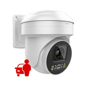 Kamera PTZ Luar Ruangan Kompatibel HIK NVR Plug and Play 8MP Dual Illumination IR 40M 5X Varifocal Deteksi Manusia dan Kendaraan - Product Image 1