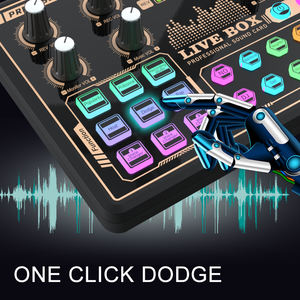 Kit d'équipement <span class=keywords><strong>de</strong></span> studio <span class=keywords><strong>de</strong></span> carte son <span class=keywords><strong>de</strong></span> podcast d'enregistrement pour l'enregistrement sur ordinateur chantant avec plusieurs effets sonores et <span class=keywords><strong>changeur</strong></span> <span class=keywords><strong>de</strong></span> <span class=keywords><strong>voix</strong></span> - Product Image 3