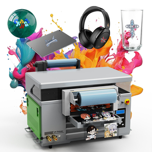 Sonpuu 17 "2 trong 1two đầu in lá vàng Máy in nhãn CuộN máy in A4 A3 Kích thước kỹ thuật số UV Sticker dtf phẳng máy in - Product Image 2