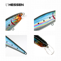 Leurre de pêche OEM 140mm 26g Minnow Wobbler Swim Baits Crank Lure pour Bar et Brochet avec Système de Poids Innovant pour Pêche en Eau Douce