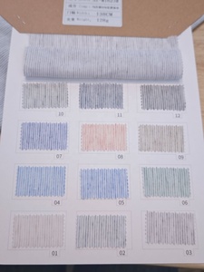 Telas de Mezcla de Poliéster y Cáñamo con Rayas Finas, Suaves al Tacto, Cómodas, Antiarrugas, de 128 g/m², para Ropa de Verano, Novedad de 2026 - Product Image 6