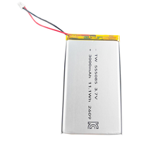 Batterie Li-ion polymère certifiée KC, vente en gros OEM ODM, 80mAh~3000mAh, 3.7V, batterie Lipo, batterie de remplacement pour traceur GPS