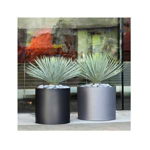 사용자 정의 야외 코튼 강철 화분 정원 금속 화분 대형 나무 화분 - Product Image 5