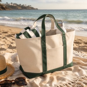 Custom Logo Cotton <b>Canvas</b> Tote <b>Bag</b> Eco Friendly Reusable Shopping <b>Bag</b> Heavy Duty Grocery <b>Bag</b> for Supermarket Wholesale Bulk - Product Image 2