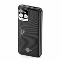 Batterie externe portable 22,5 W à charge rapide, 10000 mAh, triple affichage LED, câbles doubles intégrés, chargeur à 3 sorties – Meilleures ventes