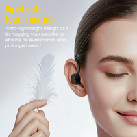 Écouteurs sans fil Remax Open Ear avec contrôle par application, Bluetooth V6.0, étanchéité IPX5, égaliseur personnalisé, crochets d'oreille pour le sport et le fitness