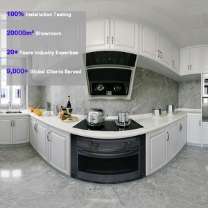 Ghana Hotel Project Kitchen Furniture Classic Home Kitchen Design Modular Solid Wood American Kitchen Cabinets - Product Image 1
