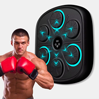 YUNPAO Machine de boxe musicale électronique intelligente de haute qualité, cible d'entraînement intelligente, mannequin anti-stress pour usage domestique, fabriquée avec des matériaux durables