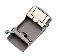Hebilla de cinturón automática deslizante negra sin imán, en oferta.