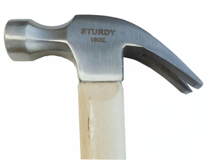 High Quality 16oz Steel Straight <b>Hammer</b> Hand Tools Wood <b>Handle</b> Claw <b>Hammers</b> - Product Image 2