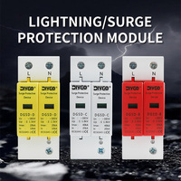 DIY GO AC SPD 2P 20KA 40KA 60KA 385V Protection contre les surtensions domestique Protection Dispositif de protection contre les surtensions basse tension 1P+N