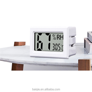 CE ROHS trong nhà ngoài trời đất <span class=keywords><strong>mini</strong></span> không dây xách tay ABS nhựa OEM điện tử LCD kỹ thuật số Nhiệt ẩm kế IP52 đánh giá 17 gam - Product Image 2