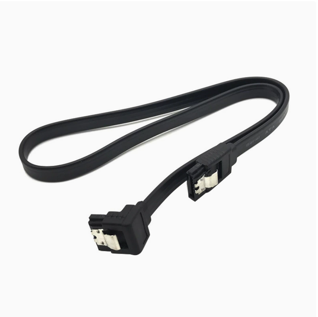 8-pin Copper Flexible SATA 3.0 Cable for Solid-state Drives, SATA Data Cable Series, 6GB/s.
