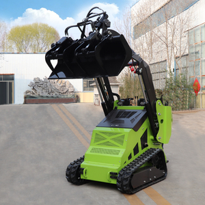 Envío Gratis 1 tonelada 1000 kg Somate China Minicargadora de orugas Dingo con plataforma para operador y accesorios - Product Image 6