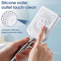 Sistem Shower Hujan Dinding Chrome Grosir Pabrik dengan Kolom Shower dan Set Shower Genggam, Supplier OEM ODM