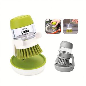 Handmade Dish <b>Scrubber</b> with Logo, High-Quality Polyester for Durable Kitchen Use - Product Image 3
