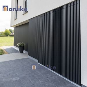 Porte da <span class=keywords><strong>Garage</strong></span> Moderne in Alluminio Anlike, Sezionali Inclinabili 16x7 Nere, Automatiche Doppie 14x7 - Product Image 5