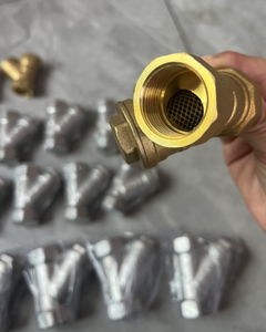 Quality Stability 1/2\" Female Brass Y Shaped <b>Strainer</b> <b>Mesh</b> Filter Valve for Liquid and Gas Flow Core Component for Engines - Product Image 1