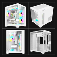 Boîtier d'ordinateur de jeu directement de l'usine, ATX, MicroATX/ITX, 0,45 mm SPCC + verre trempé, support pour radiateur 240 mm, USB 3.0, GPU max. 330 mm