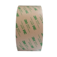 Rouleau de ruban adhésif de transfert double face 3M 468MP, 12 po de largeur x 20 pi