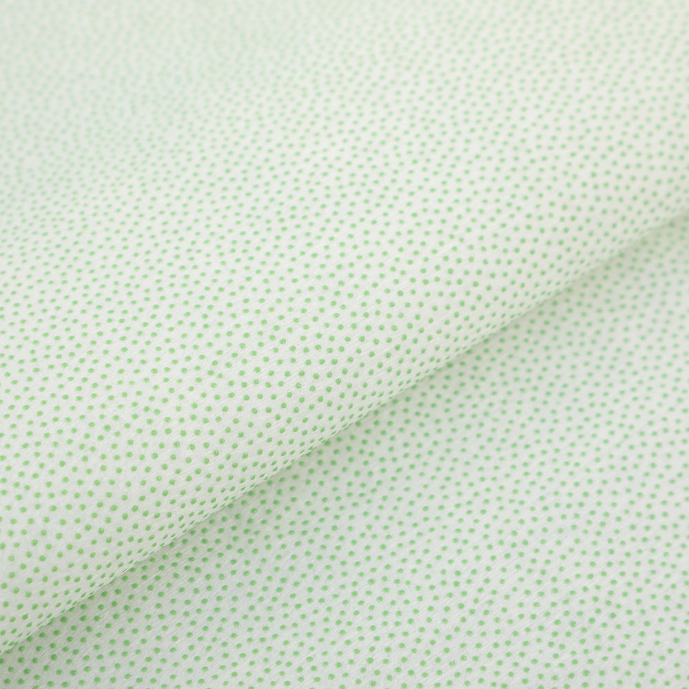 Hot Selling Antibacterial Makeup Remover Wipes 30% Viscose Fiber/70% Polyester Drop Plastic Spunlace Nonwoven Breathable Cross