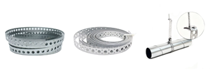 สายรัดท่อแบบมีรูพรุนเคลือบผงสำหรับงานติดตั้งระบบ HVAC, ไฟฟ้า และประปา - Product Image 6