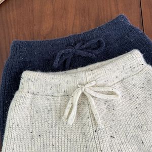 Maglioncino girocollo in cotone autunno e inverno maglione e pantaloncini Set completo maglione lavorato a maglia per bambini - Product Image 6