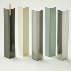 하이 퀄리티 광택 골드 1mm 현대 T-슬롯 프로필 알루미늄 타일 트림 금속 T 자형 전환 스트립 외부 바닥 가장자리 - Product Image 6