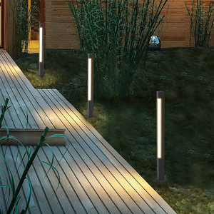Lámpara de jardín cuadrada para exteriores, impermeable, moderna, para paisajismo, para patio, camino, villa - Product Image 4