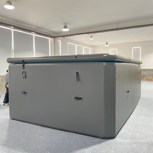 Piscine <span class=keywords><strong>gonflable</strong></span> rectangulaire Drop Stitch Factory, grande piscine portable d'extérieur pour adultes, enfants, famille, plaisir aquatique - Product Image 4