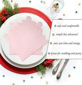 Serbet sekali pakai Linen kerang kustom yang dipersonalisasi UNTUK RESTORAN dan pesta koktail - Product Image 5