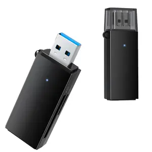 Lecteur de carte USB 3.0 à vitesse rapide 2 en 1 pour adaptateur SDHC SDXC Micro TF SD OTG SD/TF carte Trans-flash pour Mac10 Win7/8/xp/vista