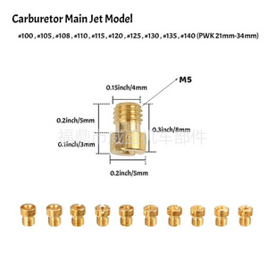 หัวฉีดหลักและหัวฉีดเสริมสำหรับคาร์บูเรเตอร์ PWK CVK PE ชุดซ่อม 40 ชิ้น - Product Image 5