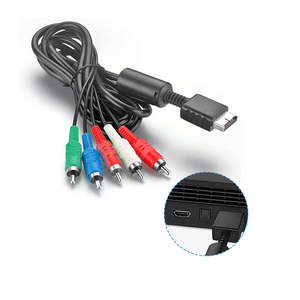 สายเคเบิล HDTV <span class=keywords><strong>AV</strong></span> แบบมีสายขนาด 6 ฟุต ผลิตจากวัสดุ ABS สำหรับเชื่อมต่อ 2 และ 3 หัว RCA คอมโพสิต สำหรับ PS2 และอื่นๆ - Product Image 4