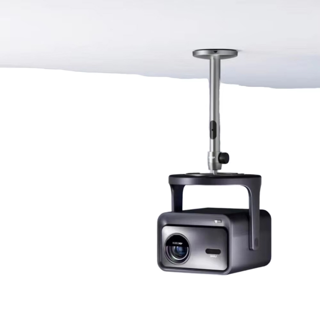 Aluminum Alloy Ceiling Mount Bracket for Projectors Adjustable Height 10KG Load Capacity Universal Compatibility