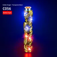 2025 moderne clignotant or métal personnel Rechargeable fête coup à la lumière Mini allume-cigare Portable transfrontalier