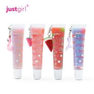Just girl-brillo de labios para niñas, maquillaje personalizado, Etiqueta Privada, haga su propio logotipo, llavero de brillo de labios, <span class=keywords><strong>precio</strong></span> barato, venta al por mayor - Product Image 5
